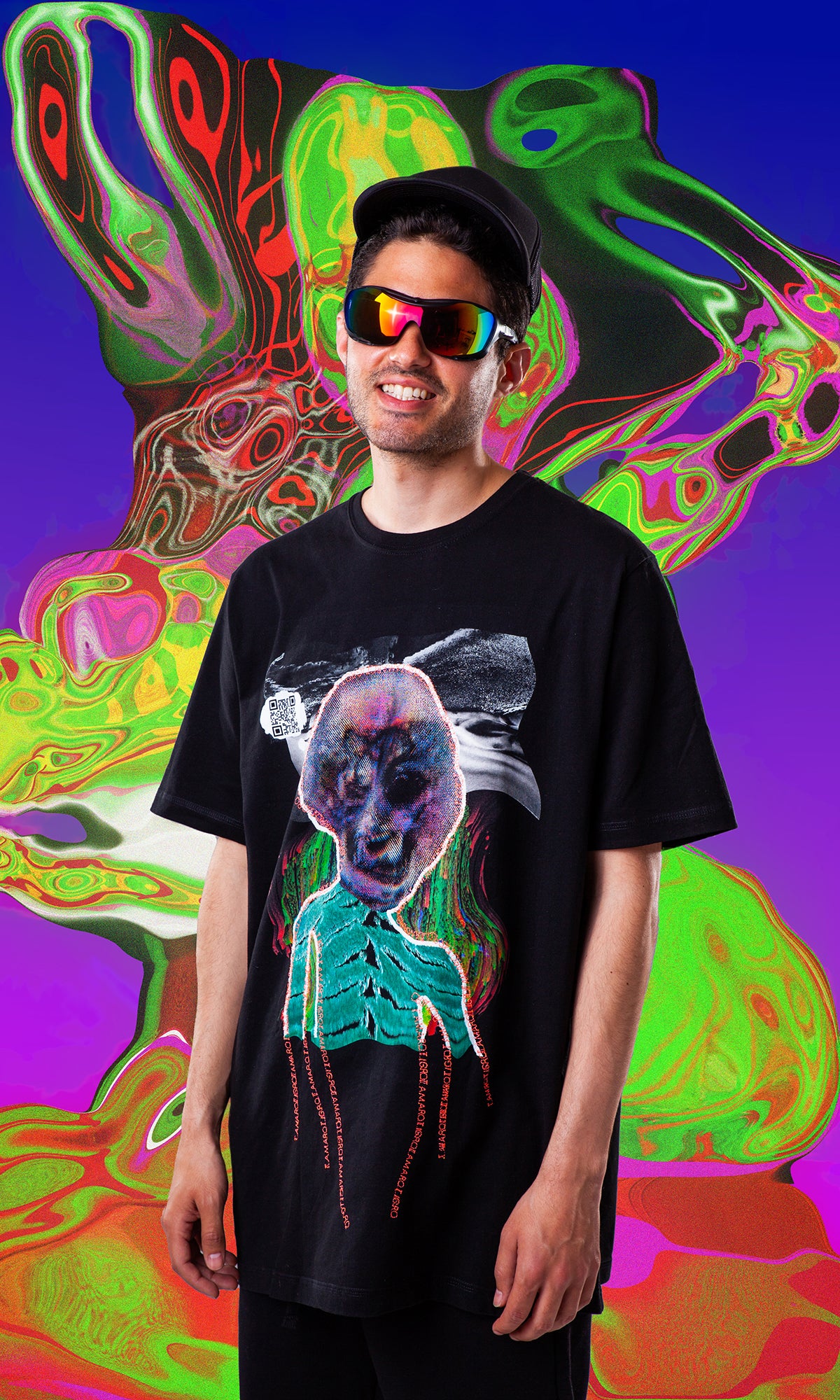 TMR INVASION Heavy Limited Drop Tee Black Unisex Fit