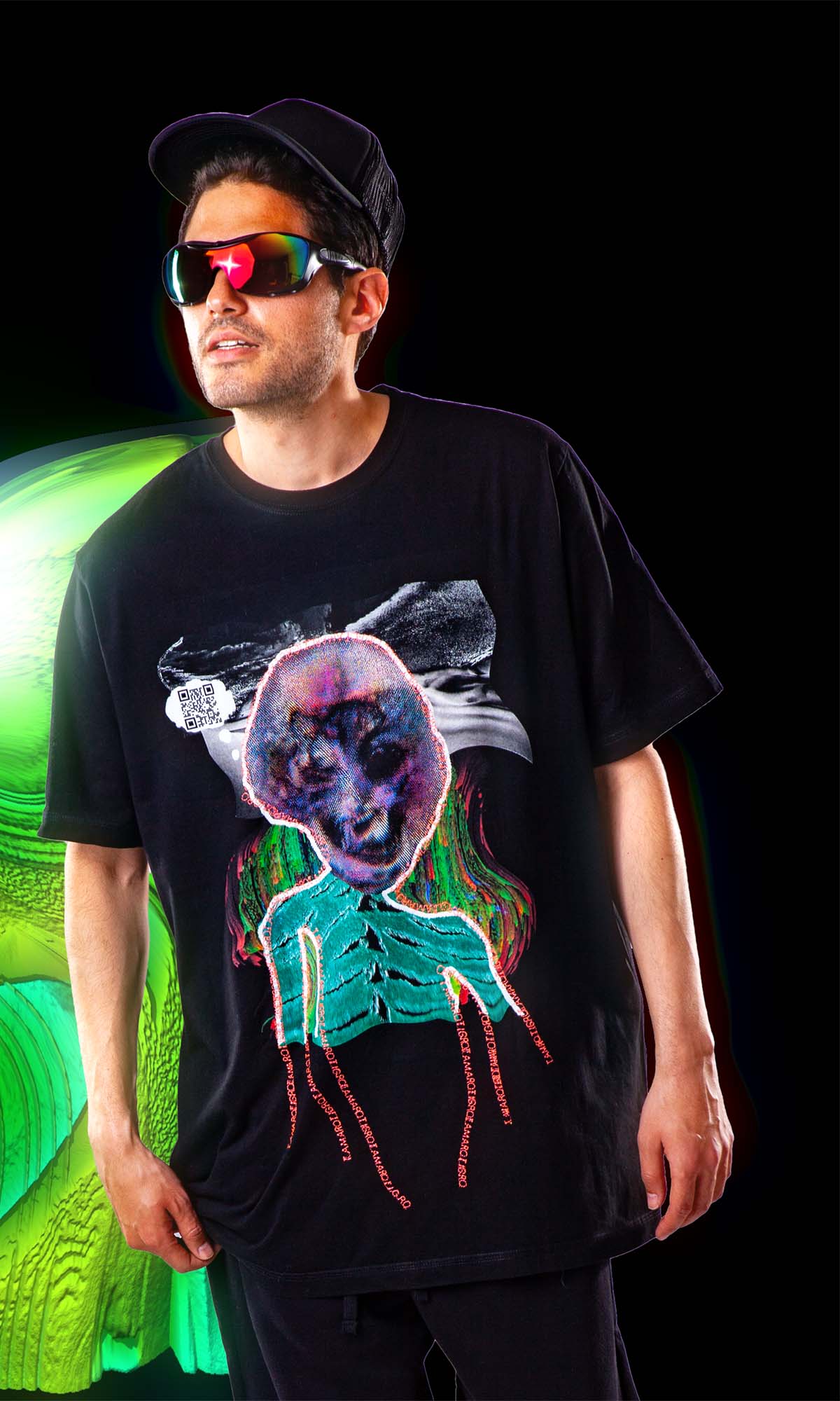 TMR INVASION Heavy Limited Drop Tee Black Unisex Fit